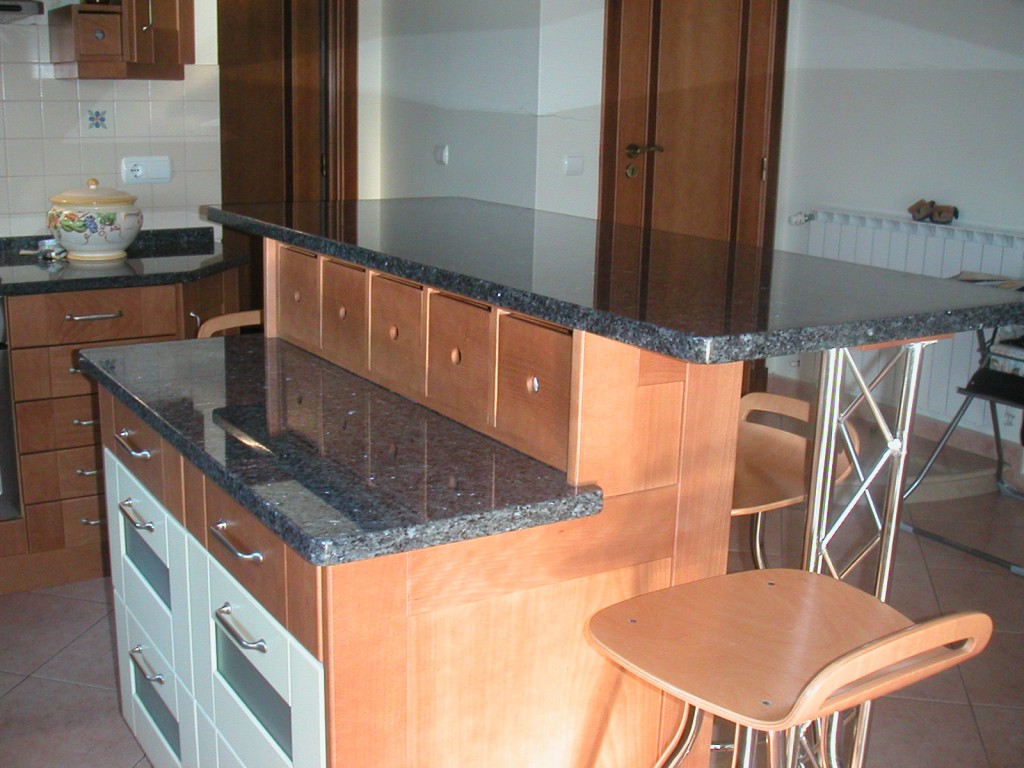 Cozinhas Modernas, Madeira Maciça, Cantos, MDF Revestidos